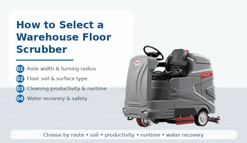 How to Select a Warehouse Floor Scrubber
