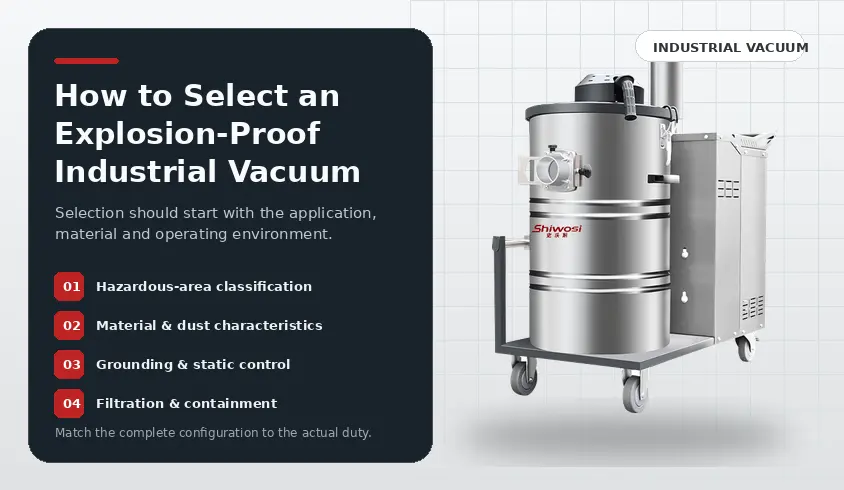 How to Select an Explosion-Proof Industrial Vacuum