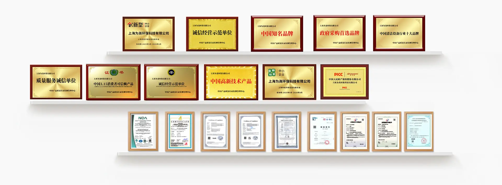 SHIWOSI industrial cleaning equipment manufacturing and compliance documentation