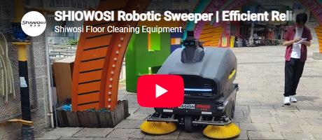 SHIWOSI Robotic Sweeper | Outdoor Cleaning