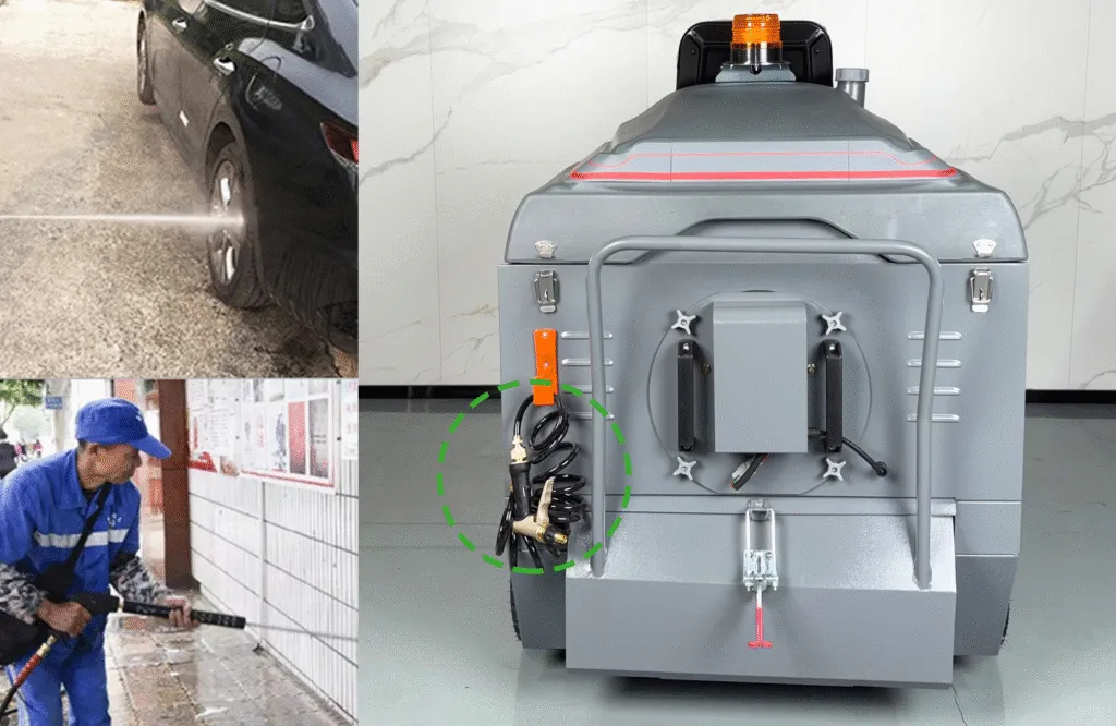 SHIWOSI GS7 Compact Ride-On Sweeper | Battery Powered(Image6)