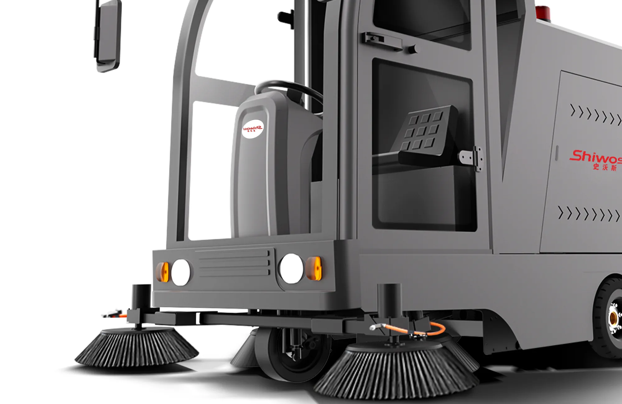 SHIWOSI S11 Fully Enclosed Road Sweeper | 200 L Water Tank(Image2) SHIWOSI S11 Fully Enclosed Road Sweeper | 200 L Water Tank(Image2)