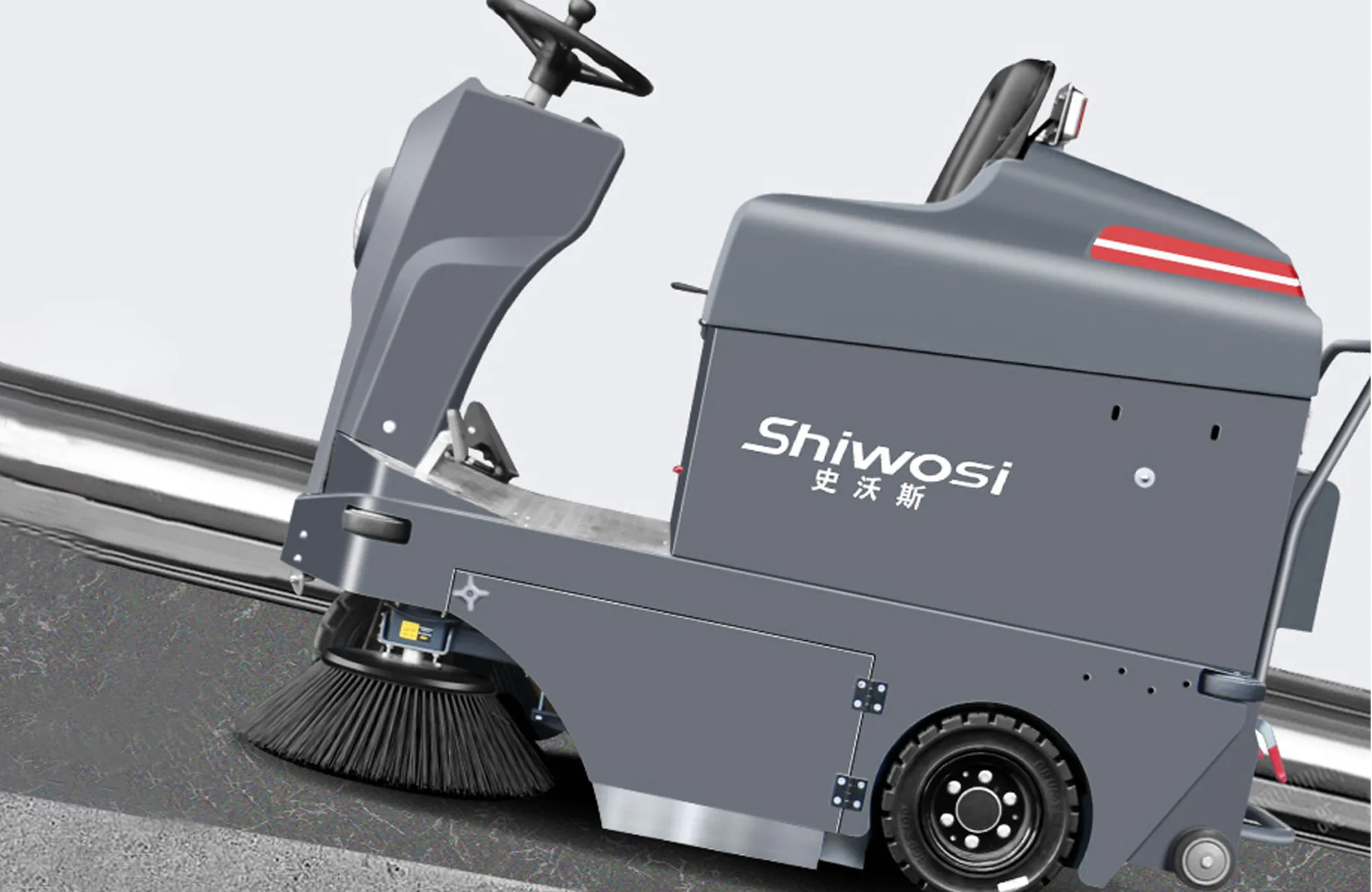 SHIWOSI GS7 Compact Ride-On Sweeper | Battery Powered(Image5) SHIWOSI GS7 Compact Ride-On Sweeper | Battery Powered(Image5)
