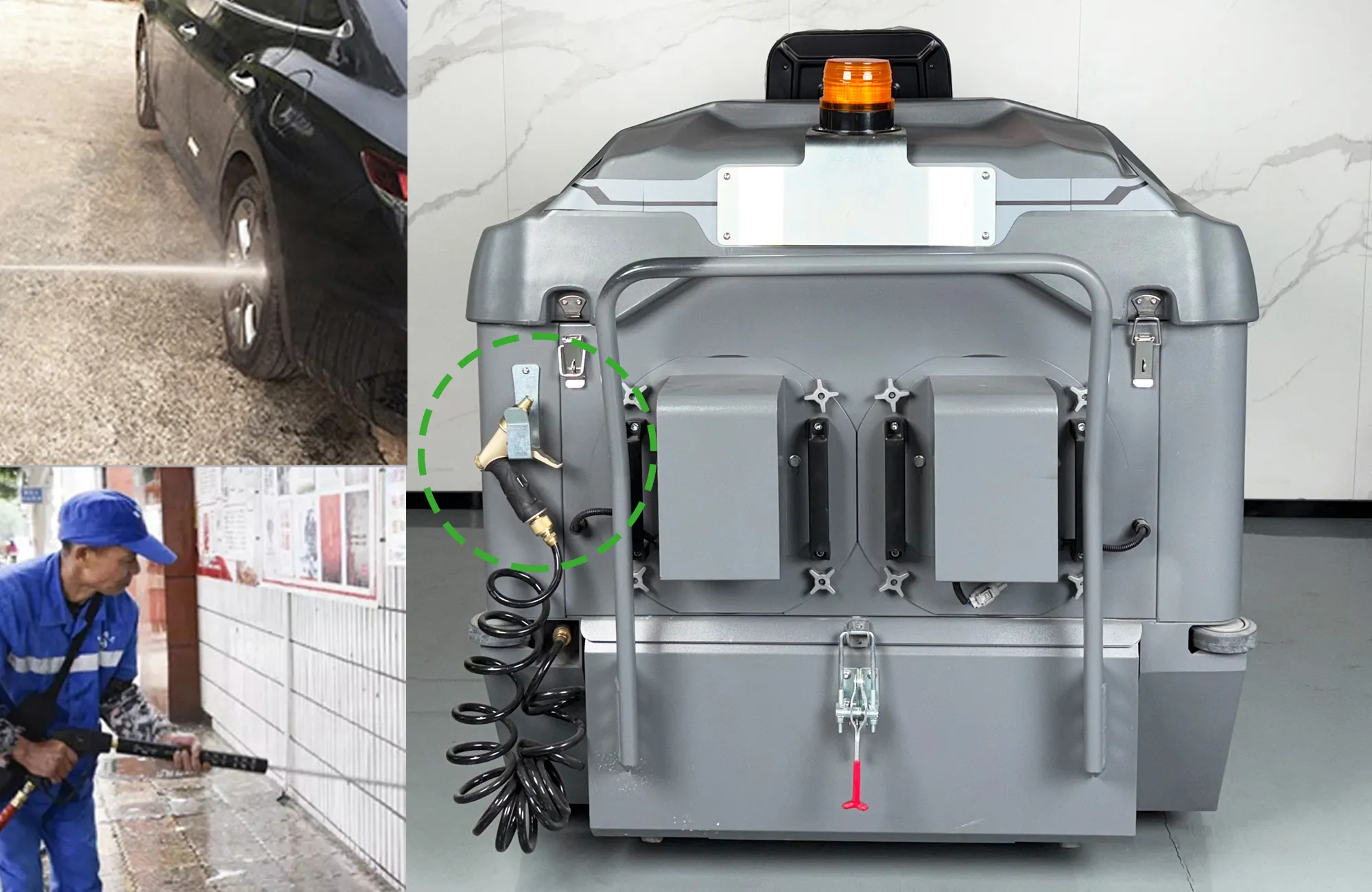SHIWOSI GS8 Compact Ride-On Sweeper | Up to 13,000 m2/h(Image6) SHIWOSI GS8 Compact Ride-On Sweeper | Up to 13,000 m2/h(Image6)