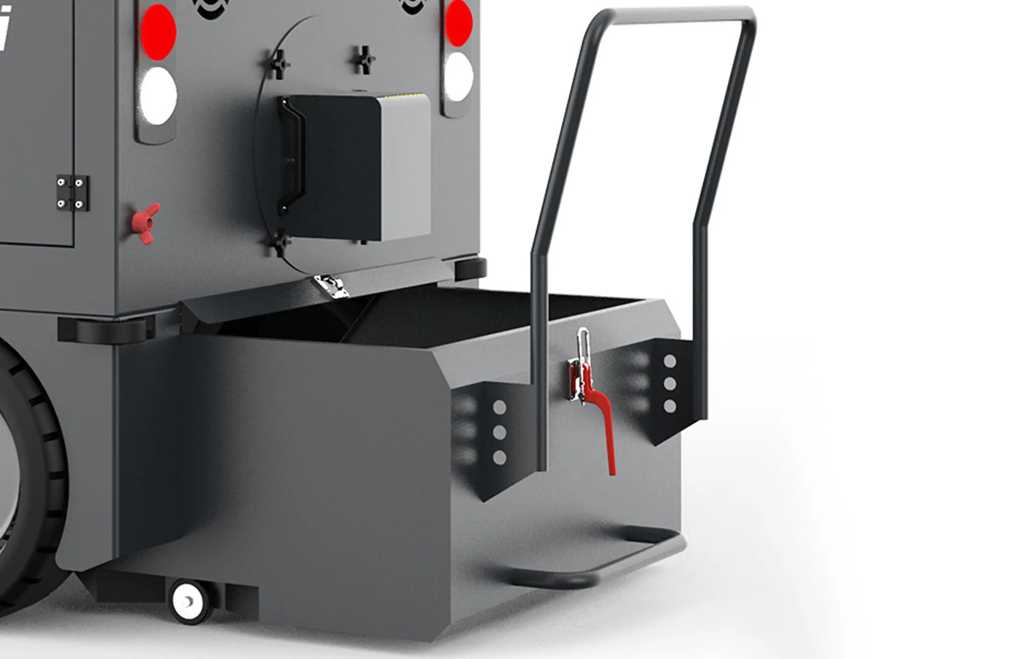 SHIWOSI S13 Enclosed Road Sweeper | 200 L Water Tank(Image7)