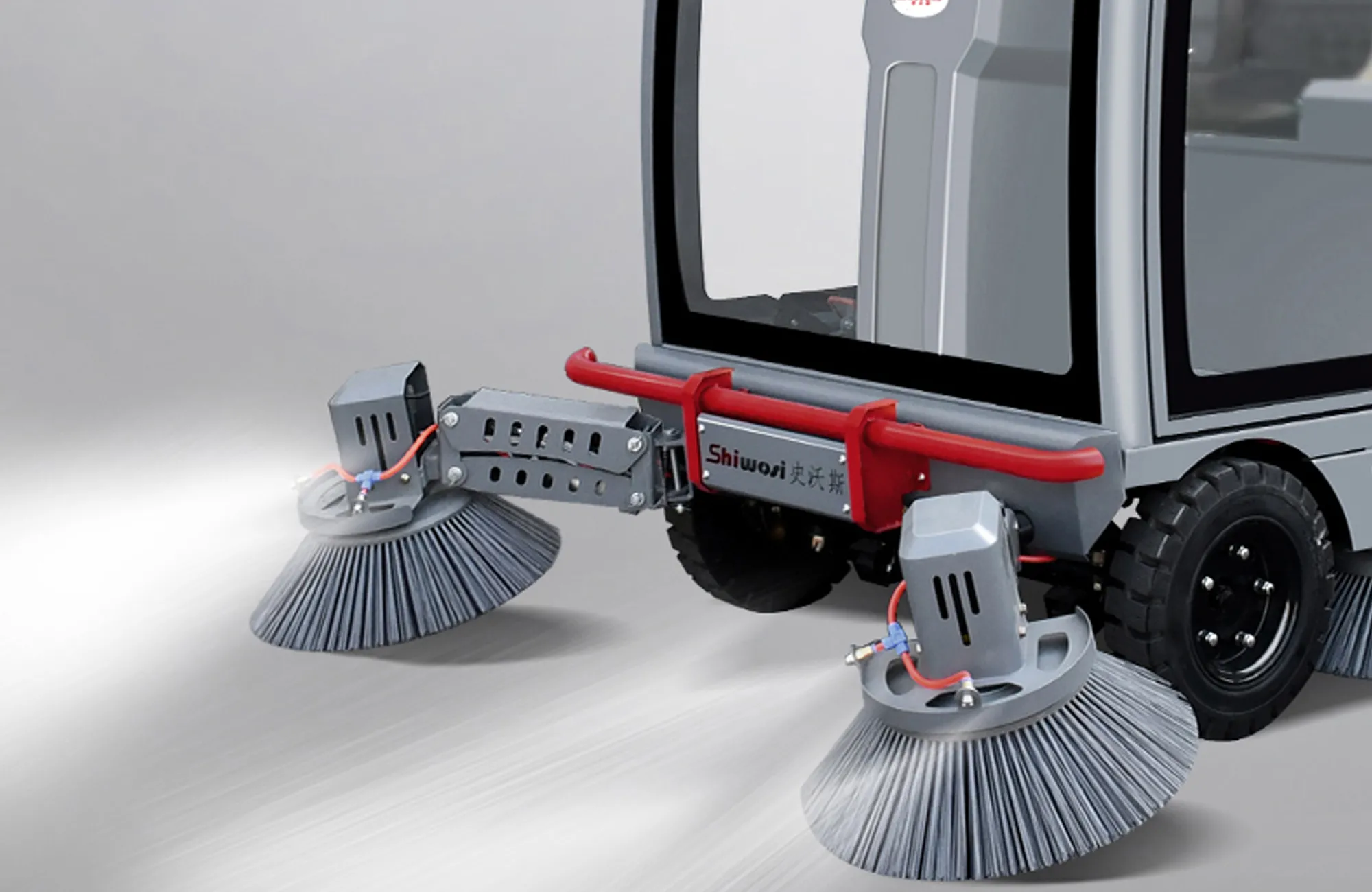 SHIWOSI S14 Enclosed Road Sweeper | 240 L Water Tank(Image3)