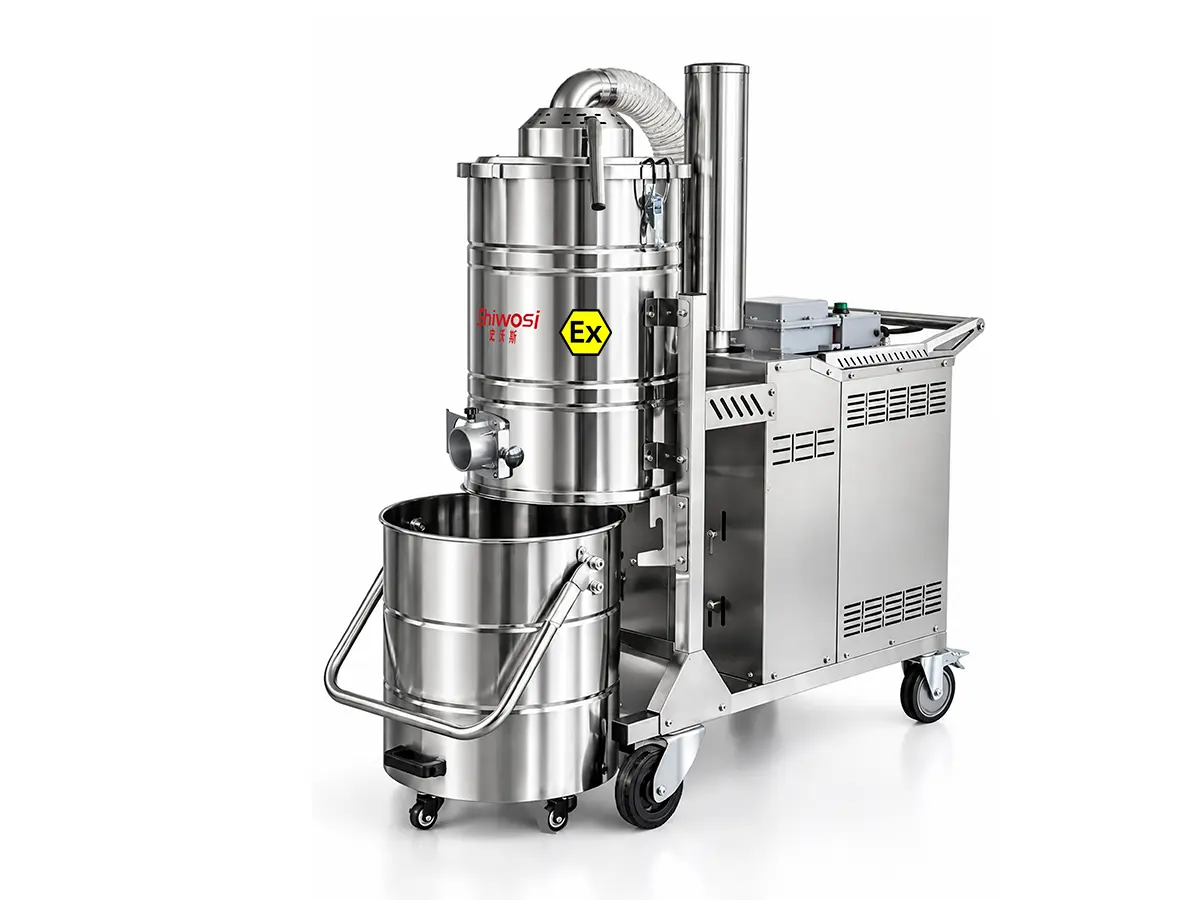 SHIWOSI EX7 Explosion-Proof Industrial Vacuum | 100 L Tank(Image5)