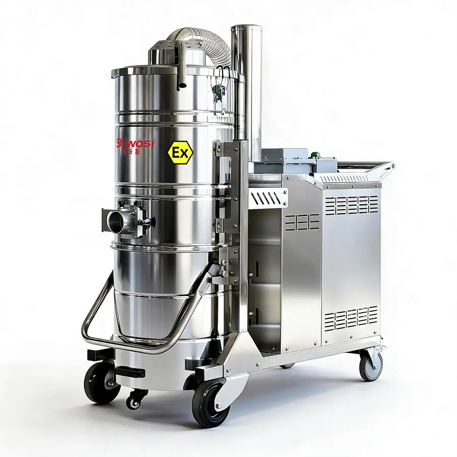 SHIWOSI EX7 Explosion-Proof Industrial Vacuum | 100 L Tank - SHIWOSI EX7 - Product View 1