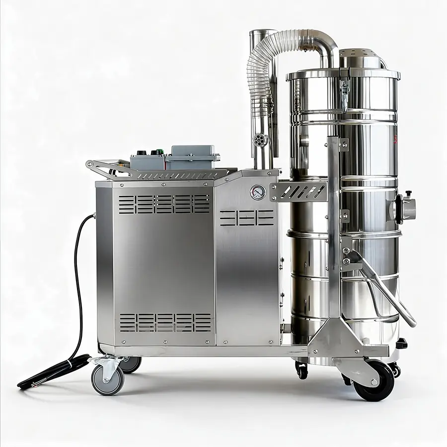 SHIWOSI EX7 Explosion-Proof Industrial Vacuum | 100 L Tank - SHIWOSI EX7 - Product View 2