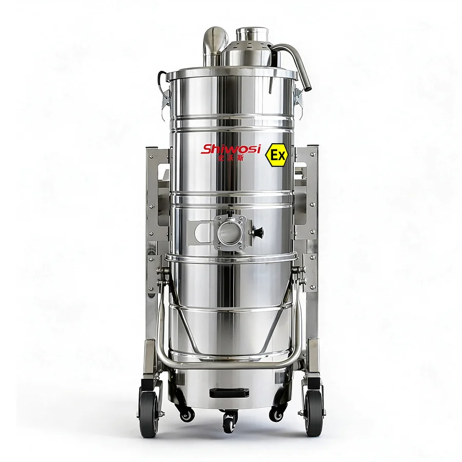 SHIWOSI EX7 Explosion-Proof Industrial Vacuum | 100 L Tank - SHIWOSI EX7 - Product View 3