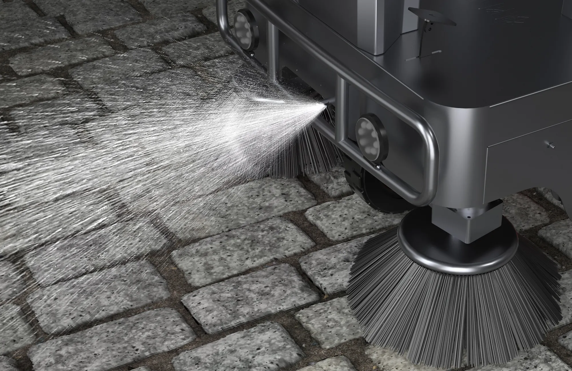 SHIWOSI S6T Compact Ride-On Sweeper | 48 V Battery(Image3)
