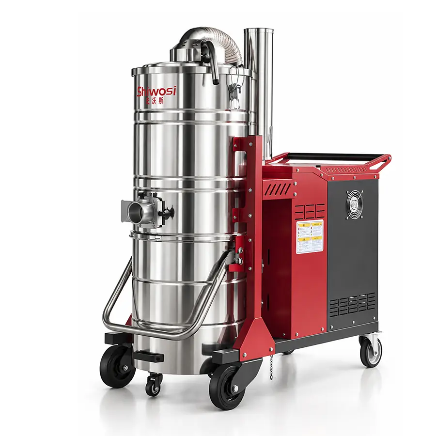 SHIWOSI X8 Wet & Dry Industrial Vacuum | Manual Filter Cleaning - SHIWOSI X8 - Side View