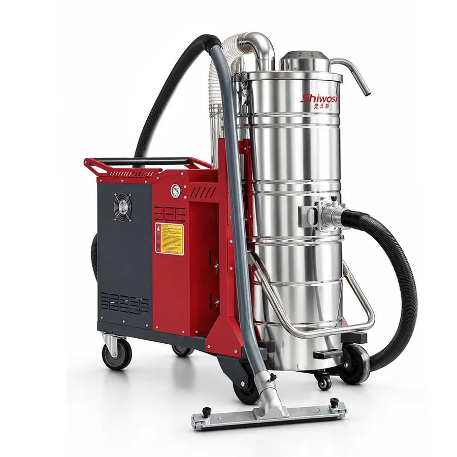 SHIWOSI X8 Wet & Dry Industrial Vacuum | Manual Filter Cleaning - SHIWOSI X8 - Rear Three-Quarter View
