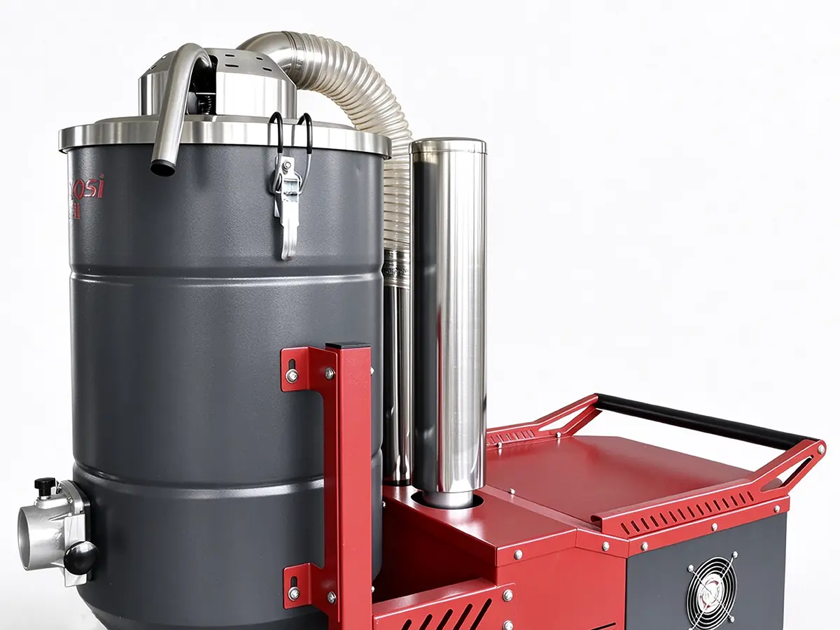 SHIWOSI X8-TB Continuous-Bag Industrial Vacuum | H-Class Filtration(Image5)