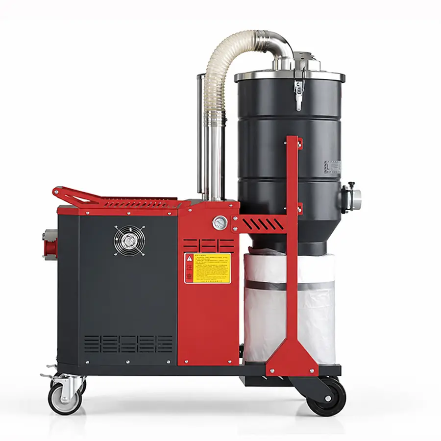 SHIWOSI X8-TB Continuous-Bag Industrial Vacuum | H-Class Filtration - SHIWOSI X8-TB - Product View 2