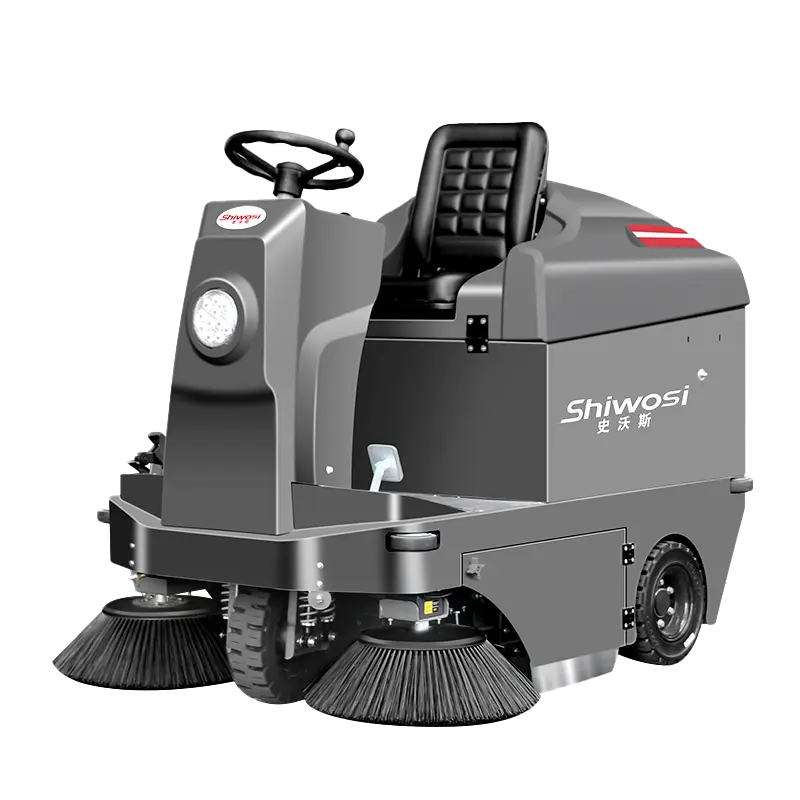 SHIWOSI GS7 Compact Ride-On Sweeper | Battery Powered