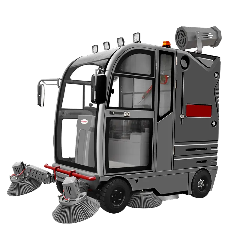 SHIWOSI S14 Enclosed Road Sweeper | 240 L Water Tank