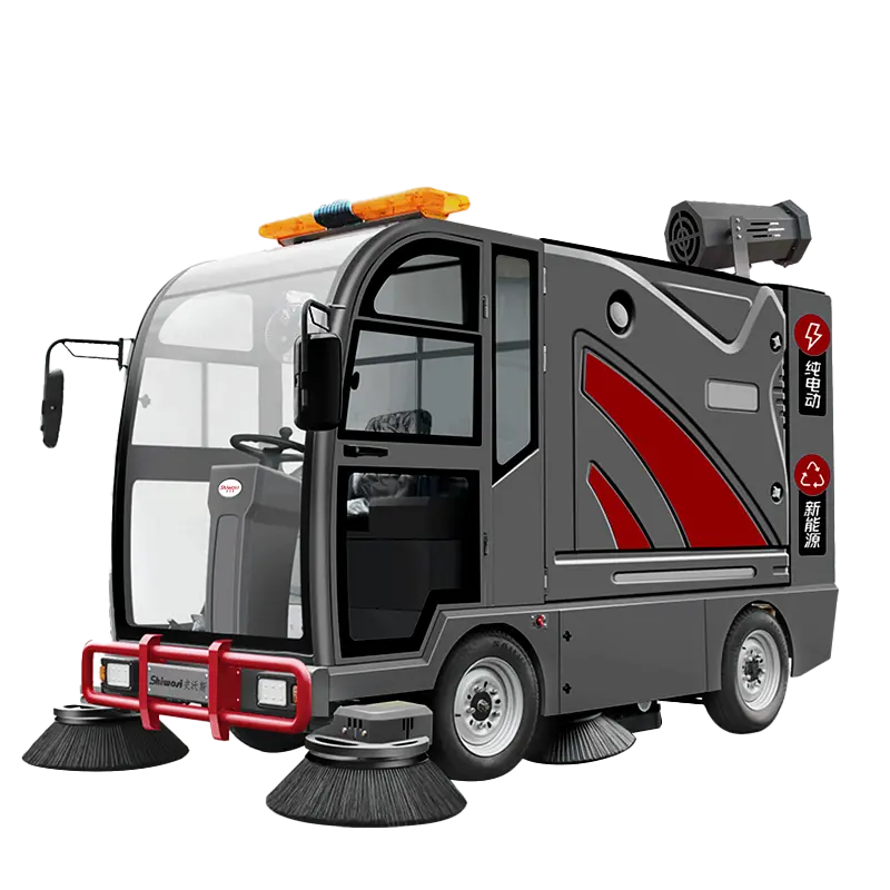 SHIWOSI S15 Enclosed Road Sweeper | 300 L Water Tank