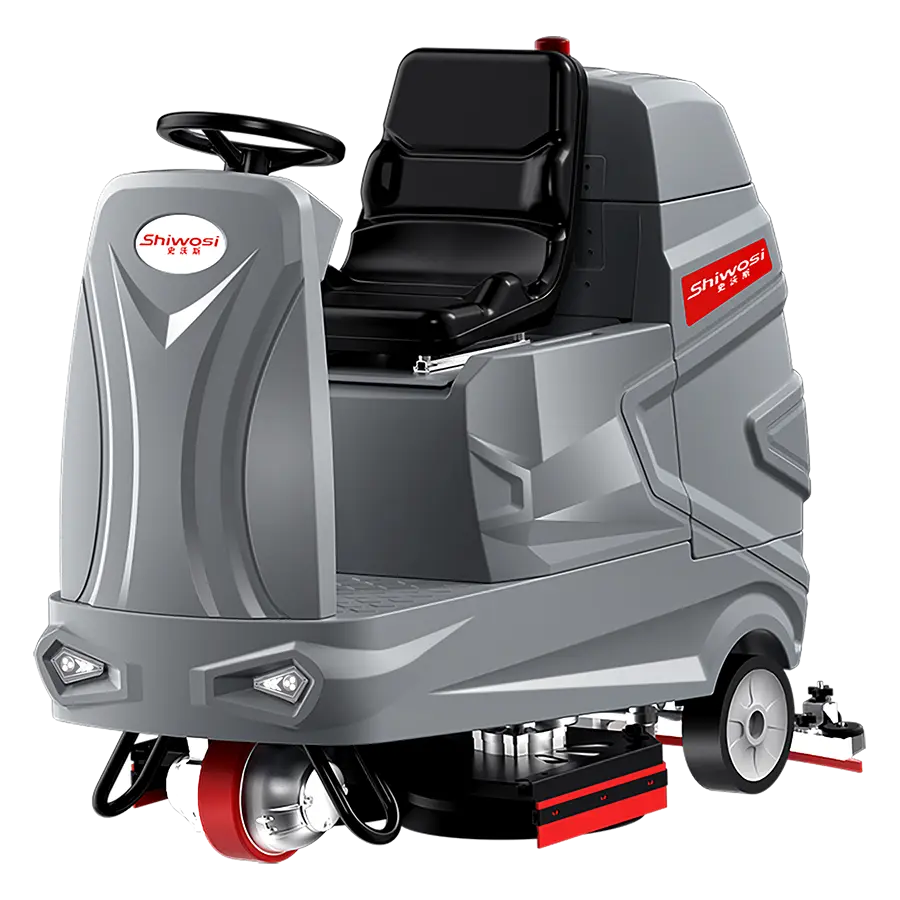 SHIWOSI V12 Ride-On Floor Scrubber | 7,500 m2/h