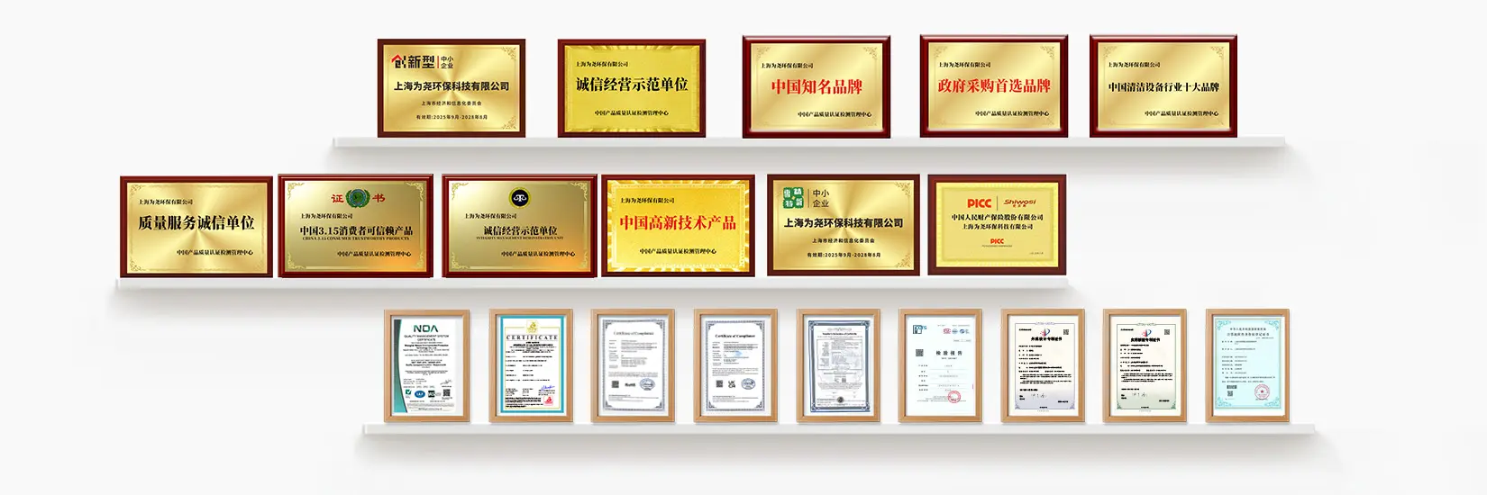 SHIWOSI quality management and equipment assembly