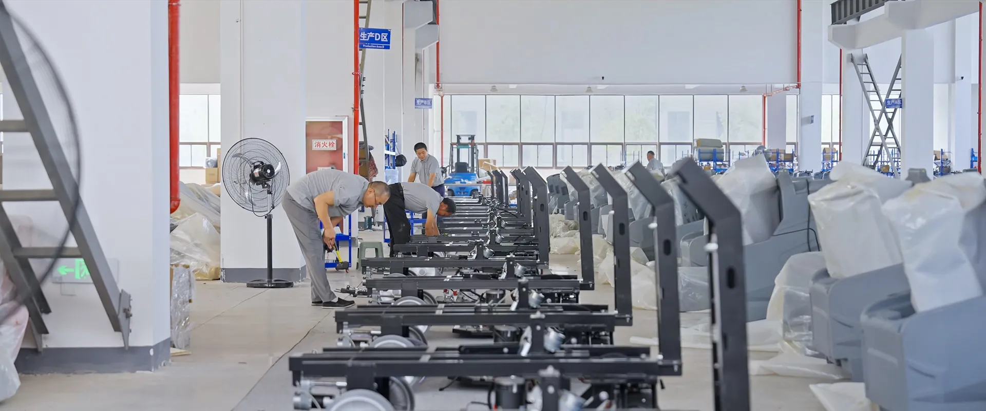 SHIWOSI industrial cleaning equipment production and assembly