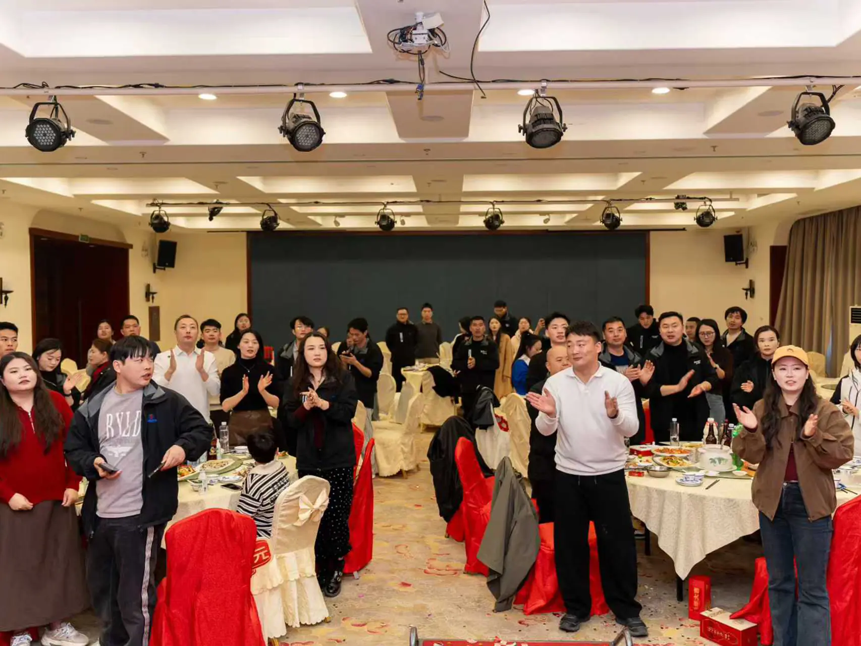 SHIWOSI Team at a Company Banquet